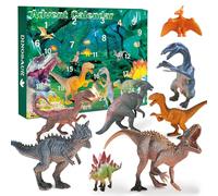 Advent Calendar 2026 Realistic Dinosaur Figurine Décor Xmasfor Boys and Girls, 24 Days Countdown Calendar, 24 Different Dinosaur Styles, Reusable, Christma Surprises Gift for Kids