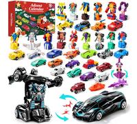 Advent Calendar 2026 Transforming Cars Robot Toys for Boys