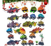 Advent Calendar - 24 Days Car Dinosaur Countdown Christmas Decoration, Birthday Decoration, Meetings, Fun Reward for Children Boys Girls 3+, Holiday Gift