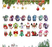 Advent Calendar - 24 Days of Christmas Countdown with Toys - Figures Decoration for Teenagers Adults, Daily Family Activity Home Lessons Holiday Party