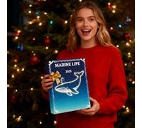 Advent Calendar | 2D Acrylic Flat Themed Gift for Party | Animal Christmas Tree 24 Days - For Walls Trees Lovers Friends Family Season Festive Home Party