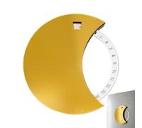 Advent Calendar, 30 Days Cupboard Magnet Countdown, Moon Shape Rotating Wheel Locker Magnets, for Various Holiday Parties and Social Gatherings in the Kitchen