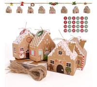 Advent Calendar Boxes to Fill Yourself, 24Pcs Fillable Empty Advent Calendar Box, 2025 Homemade/Diy Make Your Own Christmas Advent Gifts for Kids Women Men Adults