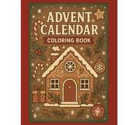 advent calendar coloring book