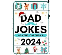 Advent Calendar: Dad Jokes | Christmas Countdown with 2 Funny Jokes, Challenges, and Christmas Facts per Day for Him