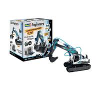 Revell Advent Calendar Engineers I Hydraulic Excavator I Advent Calendar to Make Yourself I Advent Calendar for Boys, Girls Children and Adults from 8 Years I Assemble Excavator in 24 Days