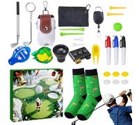 Advent Calendar Golf Motif 24 - Creative Advent Calendar - Golf Clubs Balls Tees Note Holder for Men Teenagers Adults Boys