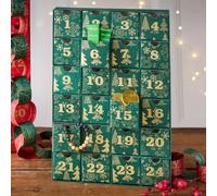 Advent Calendar - Green Snowflakes