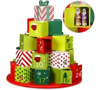 Advent Calendar Green Wood 325x39cm Reusable