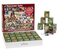 Advent Calendar Jigsaw Puzzle 2024 - 'Nutcracker Suite' 1000 Pieces by Vermont Christmas Company - 24 Puzzle Sections to Complete - Count Down to Christmas Each Day in December