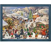 Village in the Snow Richard Sellmer Advent Calendar 355x265 mm with glitter