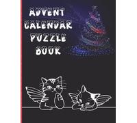 Advent Calendar Puzzle Book: Christmas Puzzle Countdown | 25 Days of Word Searches, Sudoku, Mazes and More | Holiday Fun for All Ages | 8.5 × 11 inch Format