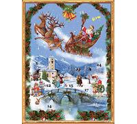 Advent Calendar "Santa Claus in a Sleigh"