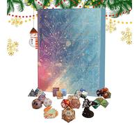 Advent Calendar Set - Dice Advent Calendar 2024,Dice Advent Calendar 2024, Dungeons Dragons Dice Advent Calendar, 24 Days Countdown To Christmas Dice Set