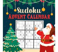 Advent Calendar: Sudoku for Adults : 72 Puzzles in 3 Difficulty Levels : Countdown to Christmas with Daily Challenges, The Perfect Christmas Book Gift for Men and Women