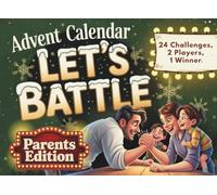 Advent Calendar: The Great Advent Challenge for Parents - Let’s Battle | 24 Days of Interactive Challenges & Brain Games | Fun Gift for Women and Men
