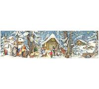 Panoramic Snowscene Richard Sellmer Advent Calendar 200 x 70mm