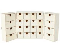 Advent Calendar To Decorate Triptych, Wood, 55 x 28 x 6.5 cm, 55 x 6.5 x 28 c...