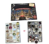Advent Calendar with Theme, 2D Flat Acrylic Display Box and Hanging Board - -Day Surprise Countdown Gift