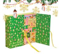 Advent Calendars Empty Boxes | Countdown Box 24 Reusable Compartments for Table Decoration for Sweets Chocolate Window Shelf Hand Card