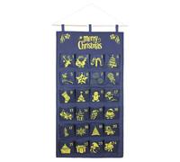 advent calendars Pockets - 100x50cm Hangable Fabric Calendar | Countdown Fabric Wall Advent | Christmas Storage Calenders | Classroom Kindergarten Bedroom Nursery Living Room Candy Chocolate