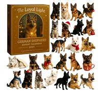 Advent Calendars The Loyal Light German 2026 24 Days Of Courage & Devotion Acrylic Figurine Countdown Calendar for Lovers Owners & German Sh