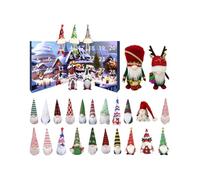 Advent Calendars With Figures, Gnome Countdown Christmas Calendar | Home Decor Collectible Gnome Dolls Advent 2025 | Tabletop Ornament Doll Display Collection For Kids Boys