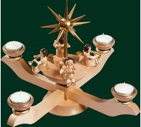 Advent Candle Holder Candle Holder Christmas Candle Holder New Erzgebirge 00053
