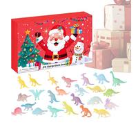 Advent Dinosaur Calendar 2025 | 24 Days Luminous Toys 2025 | Realistic Dinosaur Figures Countdown | for Birthday Festival Decoration Home School Desktop Shelf Cabinet