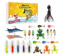 Advent for Men Generico Angler - Advent by Premium with 24 Gadgets from Baits and | High Quality Christmas for Amateur Fishermen and P