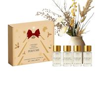 Advent Fragrance Calendar - Christmas Advent 4-Piece Set with Fresh Fragrances for Adults, Countdown | Women, Girls, Adults, Party, Dating, Event, Daily Travel, Work, Outdoor, Holiday Party