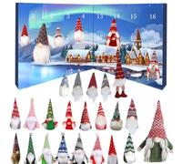 Advent Gnome Calendar 2025, 24 Days Plush Toy Gnome Dolls Countdown Calendar, Collectible Countdown Ornament, Christmas Holi