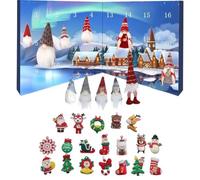 Advent Gnome Calendar 2025, 24 Days Plush Toy Gnome Dolls Countdown Calendar, Countdown Ornament, Christmas Holi Collectible