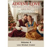Advent Love Word Search & Scramble For Adults Large Print 1300+ Word Search 85 Puzzles 900+ Word Scramble 80 Puzzles: 25 Days Of Advent Hope, Peace, Joy & Love.
