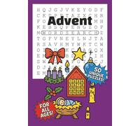 Advent Word Search: All Ages Word Search Puzzle Book with Easy to Read Print about Nativity, Christmas, Noel, and More | 6 x 9 inches, 100 pages | 50 ... Free Times! (Word Searches by Stella Beckett)