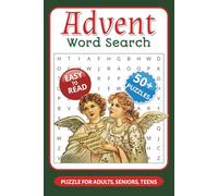 Advent Word Search Puzzle Book: Word Searches with Easy to Read Print about Advent, Holy Night, Christmas Preparations, and More I 6x9 inches, 110 ... I Gift for Vacations, Holidays and Relaxation