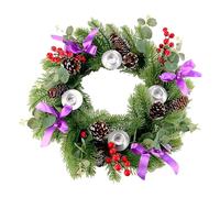 Advent Wreath Ring Candle Holder For Christmas | Christmas Candlestick Ring Wreaths - Exquisite Practical Artificial Candle Ring Wreath - Christmas Festive Advent Centerpiece Wreaths for Home Decors