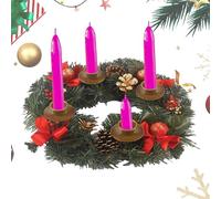 Advent wreaths of candle rings, decorative candle wreaths for the dining table