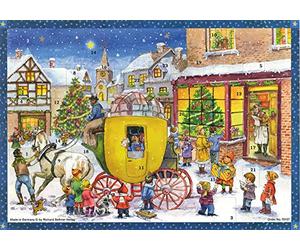 Adventskalender "Postkutsche": Papier-Adventskalender