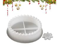 Adventskalender Silikonform - 2 Pieces 3D Gießform Für Ring Und Stern Kerzenhalter | Wiederverwendbare Gips Zement Beton Form | Kreative Bastelform Für Weihnachts Countdown Und Kunstprojekte