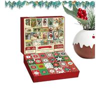 Adventt Calendar 2025 - Paper 1008Pcs | 24 Days Christmas Countdown Toy | Puzzle Game | Christmas Jigsaw Puzzles For Holiday Fun Family Activity And Festive Decoration