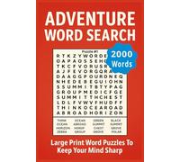 Adventure 2000 Words search Puzzle Book: A Quest of Word Puzzles - Expedition of Fun & Exploration for Your Brain (Christmas Holiday Word Search)