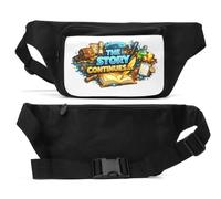 Adventure and Discovery Await Next Chapter Unisex Waist Bag Black