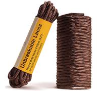 Adventure Andy Unbreakable Laces - Heavy Duty Boot Laces That Stay Tied. Tougher Than Kevlar (Brown, 54" (137cm))