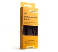 Adventure Andy Unbreakable Laces - Heavy Duty Boot Laces That Stay Tied. Tougher Than Kevlar (Brown, 83" (210cm))