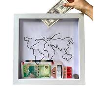 Adventure Archive Box Frame, Travel Collection Box, Ticket Memory Box with Slot, Ticket Box Personalised Ticket Collection Box, Adventure Memory Box, Date Night Ticket Keepsake Box