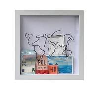 Adventure Archive Box, Travel Memory Box,Ticket Shadow Box, Personalised My Adventures Memory Ticket Picture Frame,Memory Storage for Any Size Tickets. ( Size : 29*29cm )