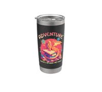 Adventure Awaits Between the Pages Science Fiction Stainless Steel Insulated Tumbler