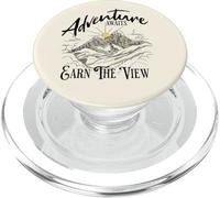Adventure Awaits Earn View Explore Hike Peaks Chase Summits PopSockets PopGrip for MagSafe