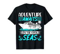 Adventure Awaits on The Open Seas - Cruise Vacation Cruising T-Shirt